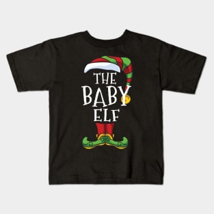 Baby Elf Family Matching Christmas Group Gift Pajama Kids T-Shirt